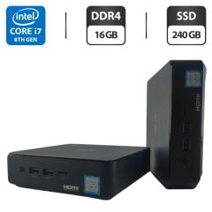 Неттоп Asus Chromebox 3 Mini PC USFF / Intel Core i7-8550U (4 (8) ядра по 1.8 - 4.0 GHz) / 16 GB DDR4 / 240 GB SSD / Intel UHD Graphics 620 / Wi-Fi