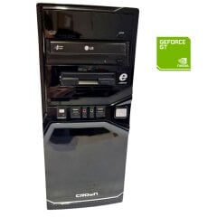 ПК Б-клас Crown Tower / AMD Phenom II X2 555 (2 ядра по 3.2 GHz) / 8 GB DDR3 / 250 GB HDD / nVidia GeForce 9600 GT, 512 MB GDDR3, 256-bit / 400W