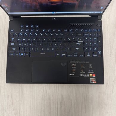 Игровой ноутбук Asus TUF Gaming Advantage A16 FA617NS / 16" (1920x1200) IPS / AMD Ryzen 7 7735HS (8 (16) ядер по 3.2 - 4.75 GHz) / 16 GB DDR5 / 512 GB SSD NVMe / AMD Radeon RX 7600S, 8 GB GDDR6, 128-bit / WebCam