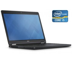 Ноутбук Dell Latitude E5550 / 15.6" (1920x1080) IPS Touch / Intel Core i5-5300U (2 (4) ядра по 2.3 - 2.9 GHz) / 8 GB DDR3 / 500 GB SSD / Intel HD Graphics 5500 / WebCam / Win 10 Pro