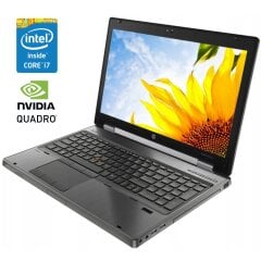 Мобильная рабочая станция Б-класс HP EliteBook 8560w / 15.6" (1920x1080) TN / Intel Core i7-2630QM (4 (8) ядра по 2.0 - 2.9 GHz) / 8 GB DDR3 / 256 GB SSD / nVidia Quadro 1000M, 2 GB DDR3, 128-bit / WebCam / DVD-ROM