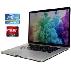 Ультрабук Б-класс Apple MacBook Pro 15 A1990 2019 / 15.4" (2880x1800) IPS / Intel Core i9-9880H (8 (16) ядер по 2.3 - 4.8 GHz) / 16 GB DDR4 / 500 GB SSD / AMD Radeon Pro 560X, 4 GB GDDR5, 128-bit / WebCam / MacOS