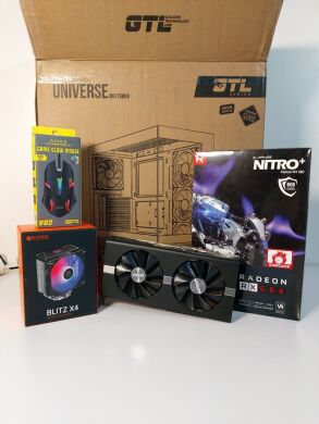 Игровой ПК GTL Gaming Universe Black Tower / Intel Core i5-8400 (6 ядер по 2.8 - 4.0 GHz) / 32 GB DDR4 / 512 GB SSD M.2 + 500 GB HDD / AMD Radeon RX 580, 8 GB GDDR5, 256-bit / 500W Игровой ПК GTL Gaming Universe Black Tower / Intel Core i5-8400 (6 ядер по 2.8 - 4.0 GHz) / 32 GB DDR4 / 512 GB SSD M.2 + 500 GB HDD / AMD Radeon RX 580, 8 GB GDDR5, 256-bit / 500W