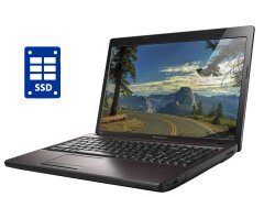 Ноутбук Lenovo G580 / 15.6" (1366x768) TN / Intel Core i3-2310M (2 (4) ядра по 2.1 GHz) / 8 GB DDR3 / 120 GB SSD / Intel HD Graphics 3000 / WebCam / DVD-RW / Win 10 Pro