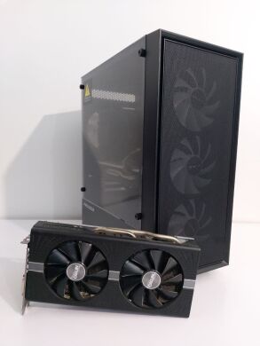 Комп'ютер ProLogix E107 Tempered Glass Black Tower / Intel Core i7-4770 (4 (8) ядра по 3.4 - 3.9 GHz) / 16 GB DDR3 / 500 GB SSD + 1000 GB HDD / AMD Radeon RX 570, 8 GB GDDR5, 256-bit / 380W