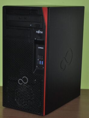 Компьютер Fujitsu Esprimo P557 E85 Tower / Intel Core i3-6100 (2 (4) ядра по 3.7 GHz) / 8 GB DDR4 / 240 GB SSD / Intel HD Graphics 530 / DVD-ROM / Windows 11 Pro