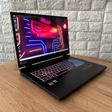Ігровий ноутбук Б-клас Acer Nitro 5 AN517-42 / 17.3" (1920x1080) IPS / AMD Ryzen 7 6800H (8 (16) ядер по 3.2 - 4.7 GHz) / 16 GB DDR4 / 1000 GB SSD / nVidia GeForce RTX 3060, 6 GB GDDR6, 192-bit / WebCam