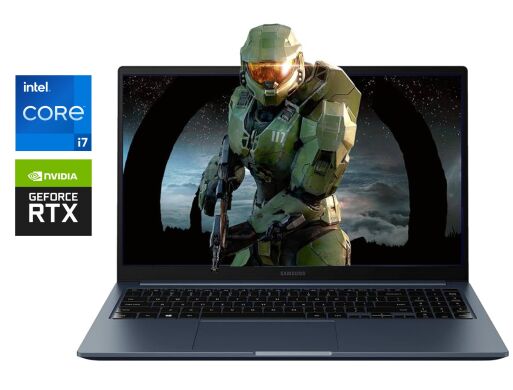 Ігровий ноутбук Samsung Galaxy Book Odyssey NP762XDA / 15.6" (1920x1080) IPS / Intel Core i7-11600H (6 (12) ядер по 2.5 - 4.6 GHz) / 16 GB DDR4 / 512 GB SSD / nVidia GeForce RTX 3050 Ti, 4 GB GDDR6, 128-bit / WebCam