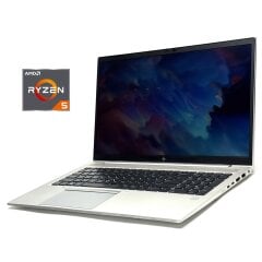 Ультрабук Б-клас HP EliteBook 855 G8 / 15.6" (1920x1080) IPS Touch / AMD Ryzen 5 Pro 5650U (6 (12) ядер по 2.3 - 4.2 GHz) / 8 GB DDR4 / 256 GB SSD / AMD Radeon RX Vega 7 Graphics / WebCam / Win 10 Pro