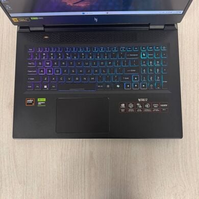 Ігровий ноутбук Б-клас Acer Nitro 17 AN17-42 / 17.3" (1920x1200) IPS / AMD Ryzen 7 8845HS (8 (16) ядер по 3.8 - 5.1 GHz) / 16 GB DDR5 / 512 GB SSD / nVidia GeForce RTX 4060, 8 GB GDDR6, 128-bit / WebCam
