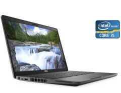 Ноутбук Б-класс Dell Latitude 5500 / 15.6" (1920x1080) TN / Intel Core i5-8365U (4 (8) ядра по 1.6 - 4.1 GHz) / 8 GB DDR4 / 256 GB SSD / Intel UHD Graphics 620 / WebCam / Win 10
