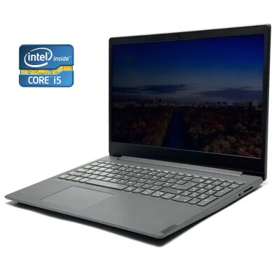 Ультрабук Б-клас Lenovo V15-IWL / 15.6" (1920x1080) TN / Intel Core i5-8265U (4 (8) ядра по 1.6 - 3.9 GHz) / 8 GB DDR4 / 256 GB SSD / Intel UHD Graphics 620 / WebCam / Win 10 Home