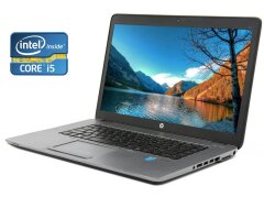 Ноутбук А-класс HP EliteBook 850 G2 / 15.6" (1920x1080) TN / Intel Core i5-5300U (2 (4) ядра по 2.3 - 2.9 GHz) / 8 GB DDR3 / 240 GB SSD / Intel HD Graphics 5500 / WebCam / Win 10 Pro