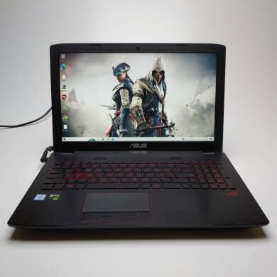 Ігровий ноутбук Asus ROG GL552JX / 15.6" (1920x1080) IPS / Intel Core i7-4750HQ (4 (8) ядра по 2.0 - 3.2 GHz) / 16 GB DDR3 / 512 GB SSD / nVidia GeForce GTX 950M, 4 GB DDR3, 128-bit / WebCam / DVD-ROM / Win 10 Home
