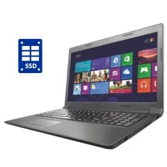 Ноутбук Б-класс Lenovo B5400 / 15.6" (1366x768) TN / Intel Pentium 3550M (2 ядра по 2.3 GHz) / 8 GB DDR3 / 128 GB SSD / Intel HD Graphics / WebCam / Win 10