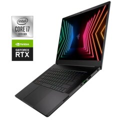 Ігровий ноутбук Б-клас Razer Blade 15 RZ09-0409 / 15.6" (1920x1080) IPS / Intel Core i7-10875H (8 (16) ядер по 2.3 - 5.1 GHz) / 16 GB DDR4 / 1000 GB SSD NVMe / nVidia GeForce RTX 2080 Super Max-Q, 8 GB GDDR6, 256-bit / WebCam
