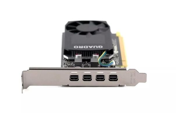 Дискретная видеокарта nVidia Quadro P620, 2 GB GDDR5, 128-bit / 4x miniDisplayPort 