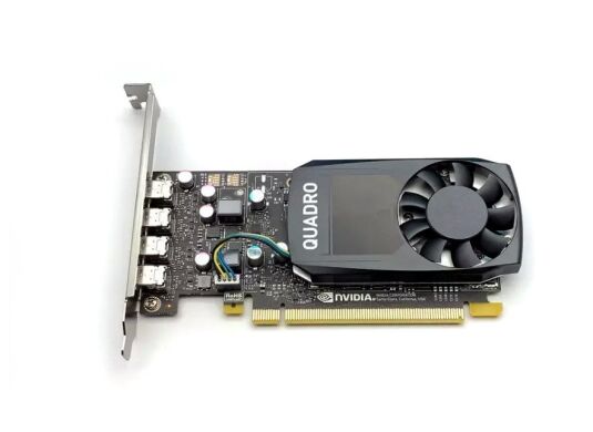 Дискретная видеокарта nVidia Quadro P620, 2 GB GDDR5, 128-bit / 4x miniDisplayPort 