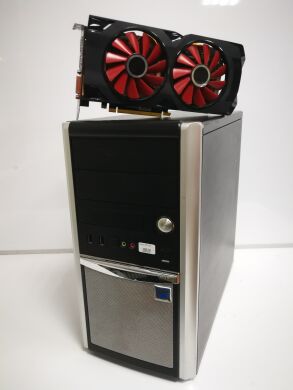 Euro Com / Intel Core i5-4570 (4 ядра по 3.2 - 3.6 GHz) / 12 GB DDR3 / 480 GB SSD NEW / AMD Radeon RX 470, 8 GB GDDR5, 256bit / Блок питания 600W NEW