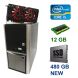 Euro Com / Intel Core i5-4570 (4 ядра по 3.2 - 3.6 GHz) / 12 GB DDR3 / 480 GB SSD NEW / AMD Radeon RX 470, 8 GB GDDR5, 256bit / Блок питания 600W NEW купить