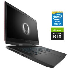 Игровой ноутбук Б-класс Dell Alienware m17 / 17.3" (1920x1080) IPS / Intel Core i7-8750H (6 (12) ядер по 2.2 - 4.1 GHz) / 16 GB DDR4 / 128 GB SSD NVMe + 1000 GB HDD / nVidia GeForce RTX 2070 Max-Q, 8 GB GDDR6, 256-bit / WebCam