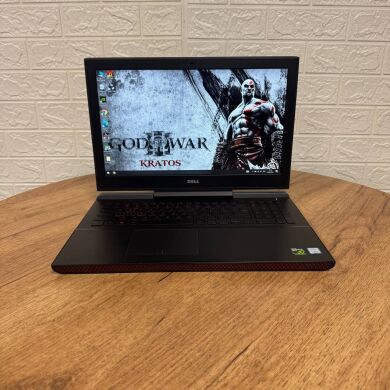Игровой ноутбук Б-класс Dell Inspiron 15 Gaming 7567 / 15.6" (1920x1080) IPS / Intel Core i5-7300HQ (4 ядра по 2.5 - 3.5 GHz) / 8 GB DDR4 / 256 GB SSD / nVidia GeForce GTX 1050 Ti, 4 GB GDDR5, 128-bit / WebCam