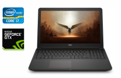 Ігровий ноутбук Б-клас Dell Inspiron 7559 / 15.6" (1920x1080) IPS / Intel Core i7-6700HQ (4 (8) ядра по 2.6 - 3.5 GHz) / 16 GB DDR3 / 128 GB SSD + 1000 GB HDD / nVidia GeForce GTX 960M, 4 GB GDDR5, 128-bit / WebCam / HDMI