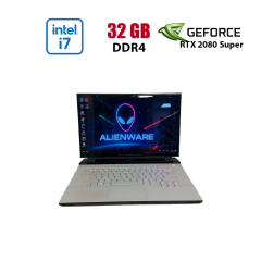 Ігровий ноутбук Dell Alienware m15 R3 White / 15.6" (3840x2160) IPS / Intel Core i7-10875H (8 (16) ядер по 2.3 - 5.1 GHz) / 32 GB DDR4 / 512 GB SSD / nVidia GeForce RTX 2080 Super Max-Q, 8 GB GDDR6, 256-bit / WebCam