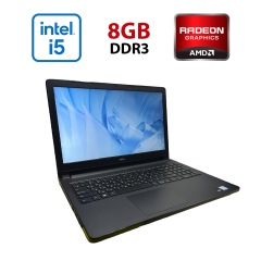 Ігровий ноутбук Dell Inspiron 15-5559 (P51F) / 15.6" (1366х768) TN / Intel Core i7-6500U (2 (4) ядра по 2.5 - 3.1 GHz) / 8 GB DDR3 / 256 GB SSD / AMD Radeon R5 M335, 4 GB DDR3, 64-bit / WebCam