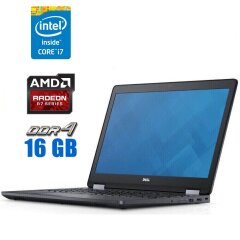 Игровой ноутбук Dell Latitude E5570 / 15.6" (1920x1080) IPS / Intel Core i7-6600U (2 (4) ядра по 2.6 - 3.4 GHz) / 16 GB DDR4 / 120 GB SSD / AMD Radeon R7 M360, 2 GB DDR3, 64-bit / WebCam / HDMI