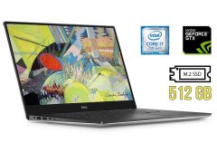 Игровой ноутбук Dell Xps 15 9560 / 15.6" (1920x1080) IPS / Intel Core i7-7700HQ (4 (8) ядра по 2.8 - 3.8 GHz) / 16 GB DDR4 / 512 GB SSD M.2 NEW / nVidia GeForce GTX 1050, 4 GB GDDR5, 128-bit / WebCam / HDMI