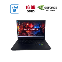 Ігровий ноутбук HP OMEN 16‑wf0004ua / 15.6" (1920x1080) IPS / Intel Core i5-13500H (12 (16) ядер по 3.5 - 4.7 GHz) / 16 GB DDR5 / 1000 GB SSD / nVidia GeForce RTX 4060, 8 GB GDDR6, 128-bit / WebCam