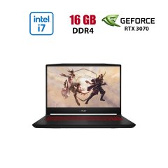 Ігровий ноутбук MSI Katana GF66 Katana 12UG-682NEU / 15.6" (1920x1080) IPS / Intel Core i7-12700H (14 (20) ядер по 3.5 - 4.7 GHz) / 16 GB DDR4 / 1000 GB SSD M.2 / nVidia GeForce RTX 3070, 8 GB GDDR6, 256-bit / WebCam
