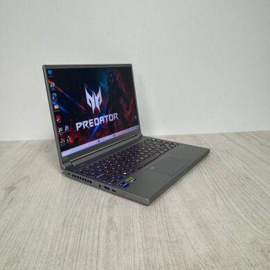 Игровой ультрабук Acer Predator Triton 14 PT14-51 / 14" (2560x1600) IPS / Intel Core i7-13700H (14 (20) ядер по 2.4 - 5.0 GHz) / 32 GB DDR5 / 1000 GB SSD / nVidia GeForce RTX 4070, 8 GB GDDR6, 128-bit / WebCam