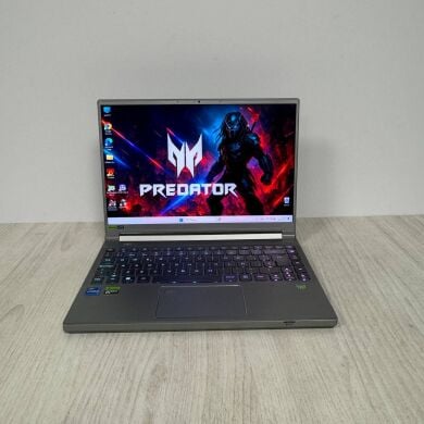Игровой ультрабук Acer Predator Triton 14 PT14-51 / 14" (2560x1600) IPS / Intel Core i7-13700H (14 (20) ядер по 2.4 - 5.0 GHz) / 32 GB DDR5 / 1000 GB SSD / nVidia GeForce RTX 4070, 8 GB GDDR6, 128-bit / WebCam