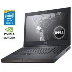 Мобільна робоча станція Б-клас Dell Precision M4600 / 15.6" (1920x1080) TN / Intel Core i7-2760QM (4 (8) ядра по 2.4 - 3.5 GHz) / 8 GB DDR3 / 256 GB SSD / nVidia Quadro 1000M, 2 GB GDDR3, 128-bit / WebCam / DVD-ROM