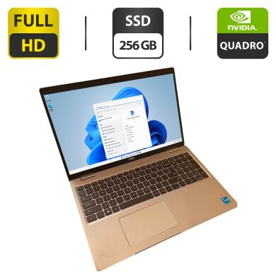 Мобільна робоча станція Dell Precision 3561 / 15.6" (1920x1080) IPS / Intel Core i7-11850H (8 (16) ядра по 2.5 - 4.8 GHz) / 16 GB DDR4 / 256 GB SSD / nVidia Quadro T600, 4 GB GDDR6, 128-bit / WebCam