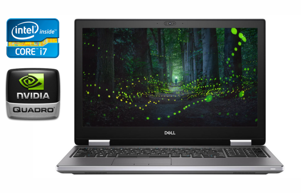Мобільна робоча станція Dell Precision 7740 / 17.3" (1920x1080) IPS / Intel Core i7-9750H (6 (12) ядер по 2.6 - 4.5 GHz) / 64 GB DDR4 / 1000 GB SSD / nVidia Quadro RTX 4000, 8 GB GDDR6, 256-bit / HDMI / WebCam / Windows 10 Мобільна робоча станція Dell Precision 7740 / 17.3" (1920x1080) IPS / Intel Core i7-9750H (6 (12) ядер по 2.6 - 4.5 GHz) / 64 GB DDR4 / 1000 GB SSD / nVidia Quadro RTX 4000, 8 GB GDDR6, 256-bit / HDMI / WebCam / Windows 10
