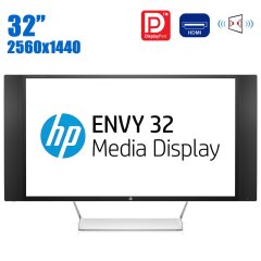 Монитор Б-класс HP ENVY 32 Media / 32" (2560х1440) WVA / HDMI, DisplayPort, USB / Встроенные колонки 2x 6W