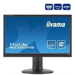 Монитор Iiyama ProLite B2280HS / 21.5" (1920x1080) TN / VGA, DVI, HDMI / VESA 100x100