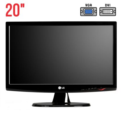 Монітор LG Flatron W2043T‐PF / 20" (1600x900) TN / VGA, DVI / VESA 100x100