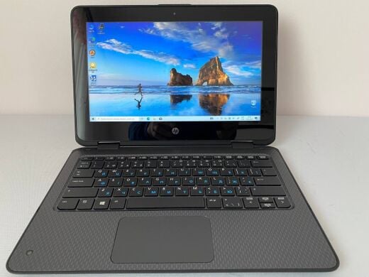 Нетбук-трансформер HP ProBook x360 11 G1 EE / 11.6" (1366x768) TN Touch / Intel Pentium N4200 (4 ядра по 1.1 - 2.5 GHz) / 4 GB DDR3 / 128 GB SSD / Intel HD Graphics 505 / WebCam / HDMI