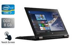 Нетбук Lenovo ThinkPad Yoga 260 / 12.5" (1920x1080) IPS Touch / Intel Core i7-6500U (2 (4) ядра по 2.5 - 3.1 GHz) / 8 GB DDR3 / 256 GB SSD / Intel HD Graphics 520 / WebCam / Fingerprint / Windows 10