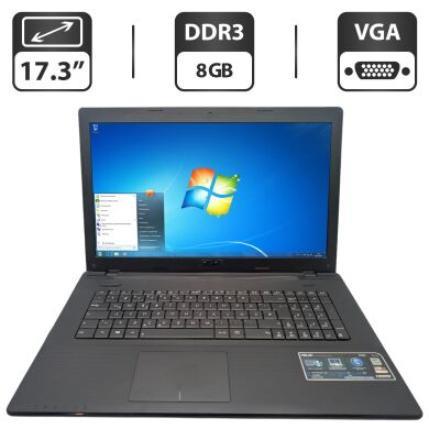 Ноутбук Asus F75A / 17.3'' (1600x900) TN / Intel Pentium B980 (2 ядра по 2.4 GHz) / 8 GB DDR3 / 500 GB HDD / Intel Graphics / WebCam / DVD-ROM