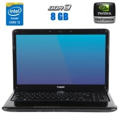 Ноутбук Б-клас Casper Nirvana CHD.4210 / 15.6" (1366x768) TN / Intel Core i5-4210M (2 (4) ядра по 2.6 - 3.2 GHz) / 8 GB DDR3 / 500 GB HDD / nVidia GeForce 840M, 2 GB DDR3, 64-bit / WebCam / DVD-ROM