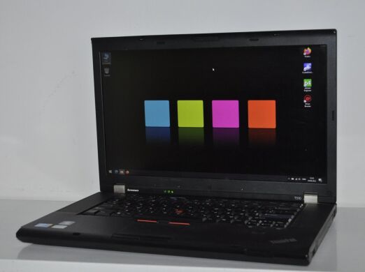 Ноутбук Б-клас Lenovo ThinkPad T510 / 15.6" (1600x900) TN / Intel Core i5-520M (2 (4) ядра по 2.4 - 2.93 GHz) / 8 GB DDR3 / 120 GB SSD NEW / nVidia NVS 3100M, 512 MB GDDR3, 64-bit / WebCam / DVD-ROM / Посилена АКБ Ноутбук Б-клас Lenovo ThinkPad T510 / 15.6" (1600x900) TN / Intel Core i5-520M (2 (4) ядра по 2.4 - 2.93 GHz) / 8 GB DDR3 / 120 GB SSD NEW / nVidia NVS 3100M, 512 MB GDDR3, 64-bit / WebCam / DVD-ROM / Посилена АКБ