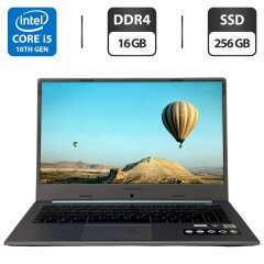 Ноутбук Б-клас Medion Akoya S15447 / 15.6" (1920x1080) IPS / Intel Core i5-10210U (4 (8) ядра по 1.6 - 4.2 GHz) / 16 GB DDR4 / 256 GB SSD / Intel UHD Graphics / WebCam