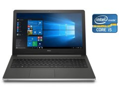 Ноутбук Dell Inspiron 5559 / 15.6" (1366x768) TN / Intel Core i5-6200U (2 (4) ядра по 2.3 - 2.8 GHz) / 8 GB DDR3 / 256 GB SSD / Intel HD Graphics 520 / WebCam / DVD-ROM / Win 10 Home
