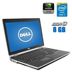 Ноутбук Dell Latitude E6530 / 15.6" (1920x1080) TN / Intel Core i7-3520M (2 (4) ядра по 2.9 - 3.6 GHz) / 8 GB DDR3 / 500 GB HDD / nVidia NVS 5200M, 1 GB DDR3, 64-bit / WebCam / АКБ не держит