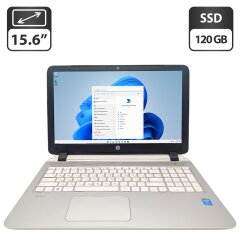 Ноутбук HP 15 P272ng / 15.6" (1366x768) TN / Intel Core i3-5010U (2 (4) ядра по 2.1 GHz) / 8 GB DDR3 / 120 GB SSD / Intel HD Graphics 5500 / WebCam
